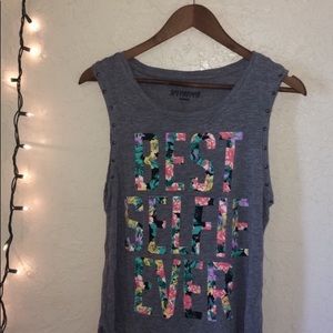 floral summer tank top